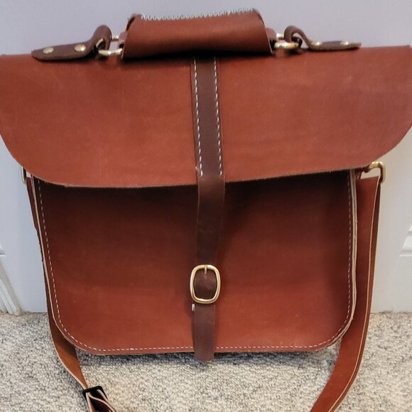 MK Leather Designs Other - Unisex leather 15 inch laptop case - Last price drop!